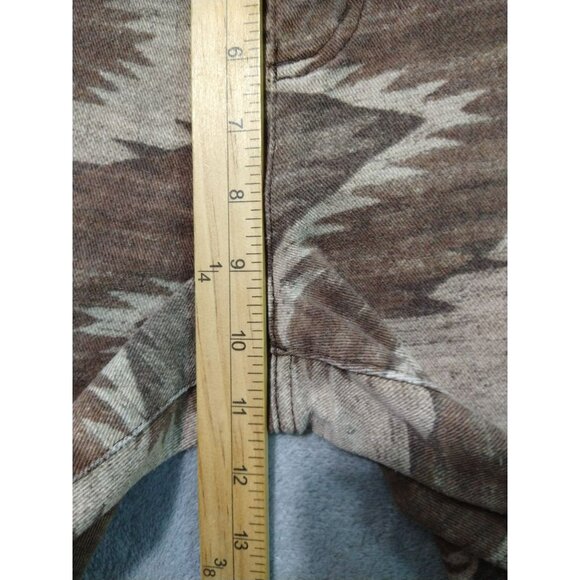 Ralph Lauren Jeans Co Womens 14 Brown Denim Slim Straight Aztec Southwest - Picture 4 of 8